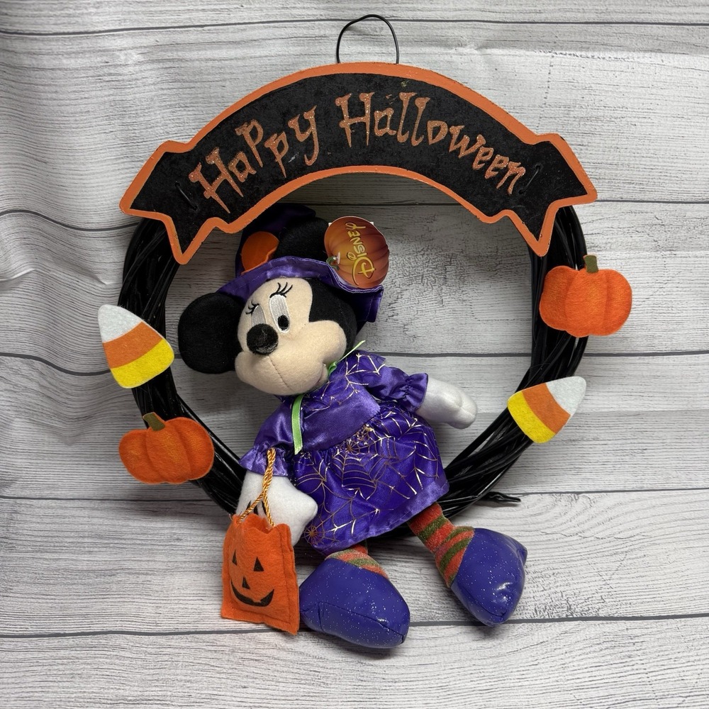 Vintage Dan Dee Minnie Mouse Witch K-Mart Halloween Decoration Rare